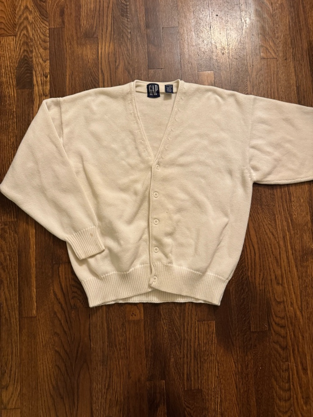 Vintage gap collegiate cardigan sweater size XL